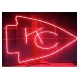 Hand Crafted Chiefs Rope Light Sign, 144" x 88", Powers On