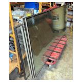 Glass Panels, 5/8" Insulated, Tempered, 34" x 26", Qty 2, And 1" Insulated, Tempered, 31" x 76", Qty