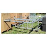 Metal Framed Truck Rack, 38.5" x 70" x 133.5"