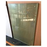 1" Thick Laminated Annealed Safety Glass, 50.5" x 33" 
