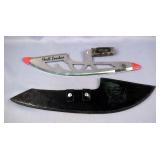MACWeld Skull Crusher Fantasy Knife MW-4, 20.5" Blade, In Leather Sheath