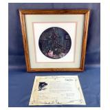  P. Buckley Moss (American 1933-2024) ‘Early Christmas Morning’ Lithograph, Signed And Numbered 3346