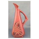 Roseville Pottery Ewer, Silouette Pattern, Shape Number 717-10 