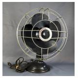  Robbins & Myers Art Deco Oscillating Fan With Multiple Settings, Approx 19" x 14", Powers On