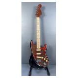 2019 Fender Southern Belle Stratocaster Electric Guitar, Customized, Leather Look Body, Numbered 1/1
