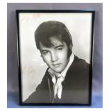 Elvis Presley Promotional Photo, With An Autograph Inscription 