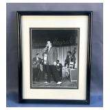 Collectors Copy Photograph Of Elvis Presley Performing At The 1956 Louisiana Hayride With His Origin