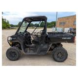 2022 Can-Am Defender XT HD10 UTV, Miles Showing On Odometer 908.6, VIN# 3JBUKAX48NK000552, Kansas Ti