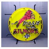 "Roar With Gilmore" Lighted Neon Gasoline Sign, Approx 24", Powers On