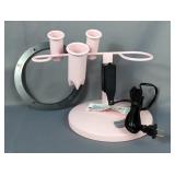 Kayline PB5-E Salon Tool Holders With Outlet Receptacle, In "Pampered Pink" Color, Qty 2 
