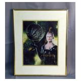 Alice Krige Autographed Framed Star Trek Poster, Approx 20" x 16" 