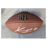 Kadarius Toney #19 Autograph Football With Beckett Witnessed Authentication Sticker 