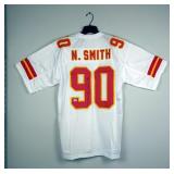 Neil Smith #90 Autographed Football Jersey With Beckett Authentication Sticker 