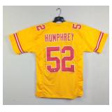 Creed Humphrey #52 Autographed Football Jersey With Beckett Authentication Sticker