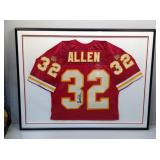 Marcus Allen (HOF) Kansas City Chiefs Autographed Framed Jersey 