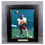 Otis Taylor Kansas City Chiefs Autographed 8x10 Photo With JSA Certification Sticker And Card, Frame
