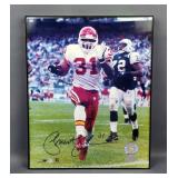 Priest Holmes Kansas City Chiefs Autographed 8x10 Photo, Inscribed "31", With Steiner Sports Memorab
