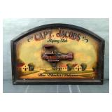 Capt. Jacobs Flying Club Wall Art, Approx 16” x 24”