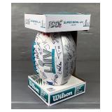 Super Bowl LIV Autographed Ball, Autogrpahs Include Bashaud Breeland, Andy Reid, Eric Fisher, And Mo