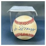 Joe DiMaggio (HOF) Signed Baseball With COA From Stans Sports Memorabilia