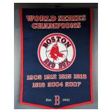 Boston Red Sox World Series Champions Dynasty Banner, 36" x 24" 