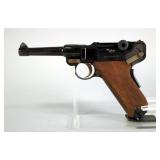 Interarms Mauser Parabellum 9mm Luger Pistol SN# 11 006187, US Seal Stamped On Top Of Frame, 4" Bbl,