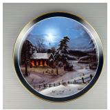 Illuminations Distributing Co. Jesse Barnes "Church In The Wildwood" Decorative 10" Plate, Numbered 
