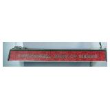Budweiser...King Of Beers Hanging Pool Table Fluorescent Light, 5" x 49" x 12"