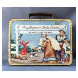 The American Thermos Bottle Co. Roy Rogers And Dale Evans Double R Bar Ranch Lunch Box 6.5" x 9" x 3