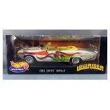 Hot Wheels Lowrider Magazine 1:18 Scale Diecast 1965 Chevy Impala #27635, In Original Box