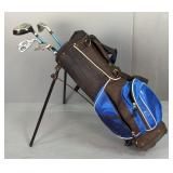 AMF ZXT 5-9 Junior Golf Clubs, Includes Driver, 8 Iron, 6 Iron, Pitching Wedge, And Putter, With AMF