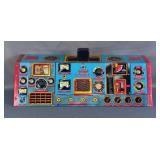 Marx Electric Powered TV And Radio Station Toy With Original Box 