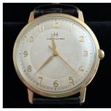 Vintage Hamilton 34mm 10K Rolled Gold Plated Steel Mechanical Watch 