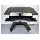 VIVO Rolling Desk With Motorized Lift, Programmable, 31" x 36" x 27"