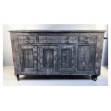 Art Deco Style Rolling Bar Table From International Furniture Direct, Model No. I-KSL-E002 