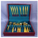  Continental Flatware Set With Display Box, 46 Total Pieces