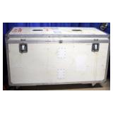 Large Utility Trunk Road Case on Casters, 59"W x 36"H x 28"D