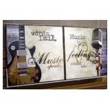 Microphone Guitar Music Prints"Music is What Feelings Sound Like." "Where Words Fail, Music Speaks."