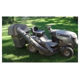 Craftsman LTS2000 Riding Lawn Tractor with Bagger Attachment, 19.5 HP Briggs and Stratton Motor