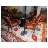 52" ROUND TABLE 6 CHAIRS