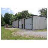 LOG HOME, 4000 SF METAL GARAGE & 20+/- ACRES