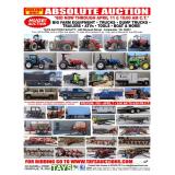 ONLINE ONLY ABSOLUTE AUCTION Big Farm Equipment  Trucks  Trailers  ATVs  Golf Cart  Boat and More