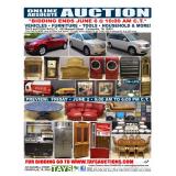 ONLINE ABSOLUTE AUCTION of Vehicles  Antiques  Furniture  Tools and More