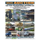 ONLINE ABSOLUTE AUCTION of TRUCKS  TRAILERS  WOOD PROCESSING AND DRYING EQUIPMENT
