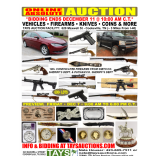 ONLINE ABSOLUTE AUCTION of VEHICLES  FIREARMS  KNIVES  COINS JEWELRY and MORE