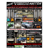 Online Bankruptcy & Absolute Auction of Musical Items, Boat, Vehicles & More