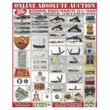 ONLINE ABSOLUTE AUCTION: FIREARMS - AMMUNITION - COINS & SPORTING GOODS
