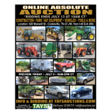 Online Absolute Auction - Heavy/Farm/Hay Equipment, Vehicles, Trailers, Tools & More