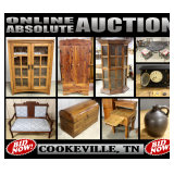 ONLINE ABSOLUTE AUCTION - FURNITURE, GLASSWARE, COLLECTIBLES & MORE