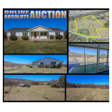 ONLINE ABSOLUTE AUCTION - HOME, BARN, 10 Ac